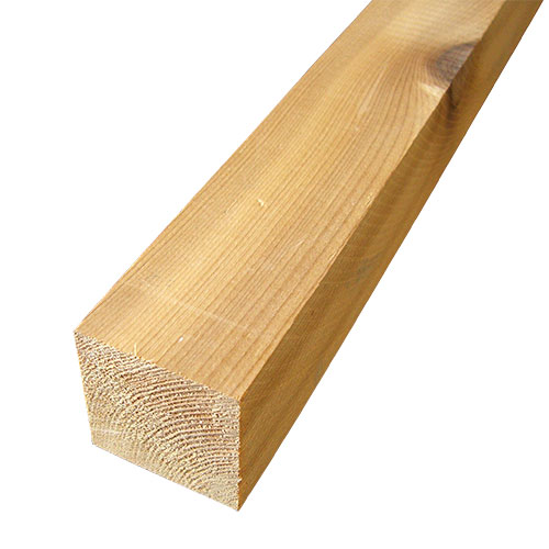 ウエスタンレッドシダー 短尺材 2x2 節付 40x40x1200mm