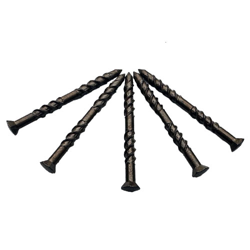 木製外壁材用釘 ダブロックネイル(ブロンズ色) 手持ち用 バラ小箱爪詰め釘(430本入)