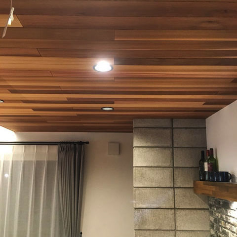 ウエスタンレッドシダー 天井