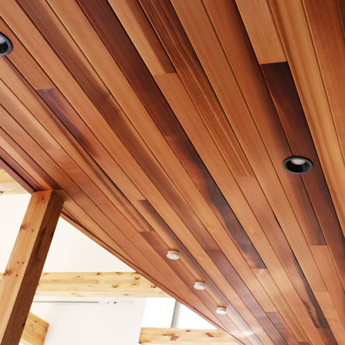 ウエスタンレッドシダー 天井