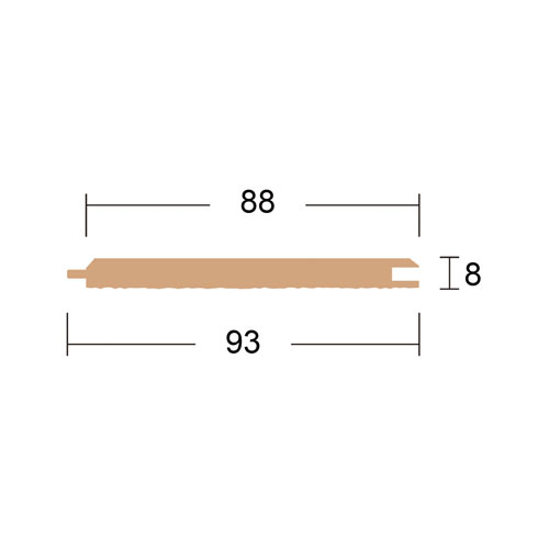 ウエスタンレッドシダー 羽目板 サイズ